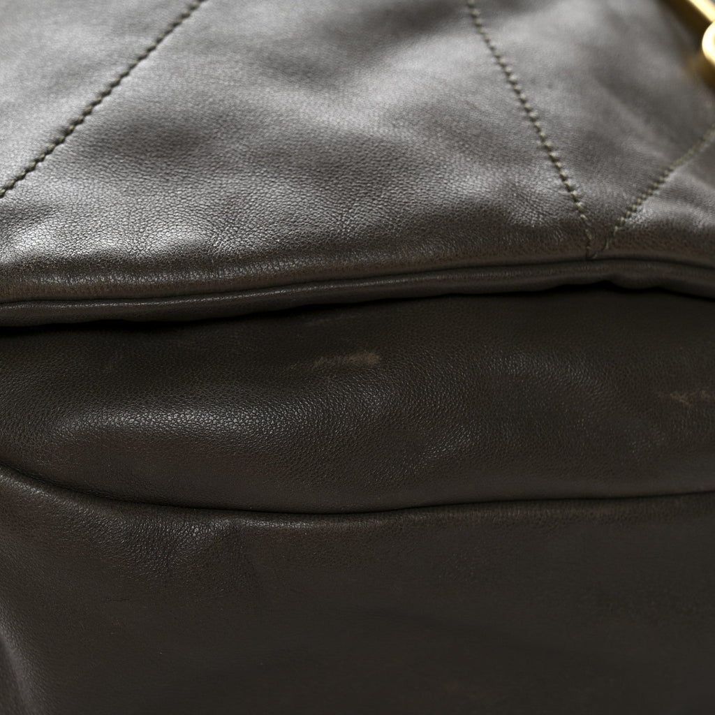 Lambskin Matelasse Monogram Large Jamie 4.3 Light Musk