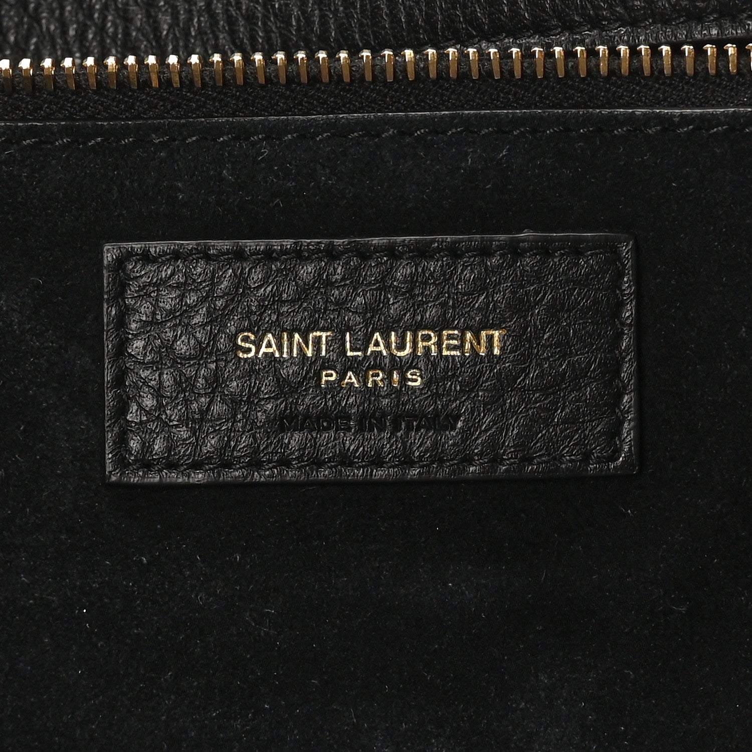 Grained Deerskin Bea Tote Black