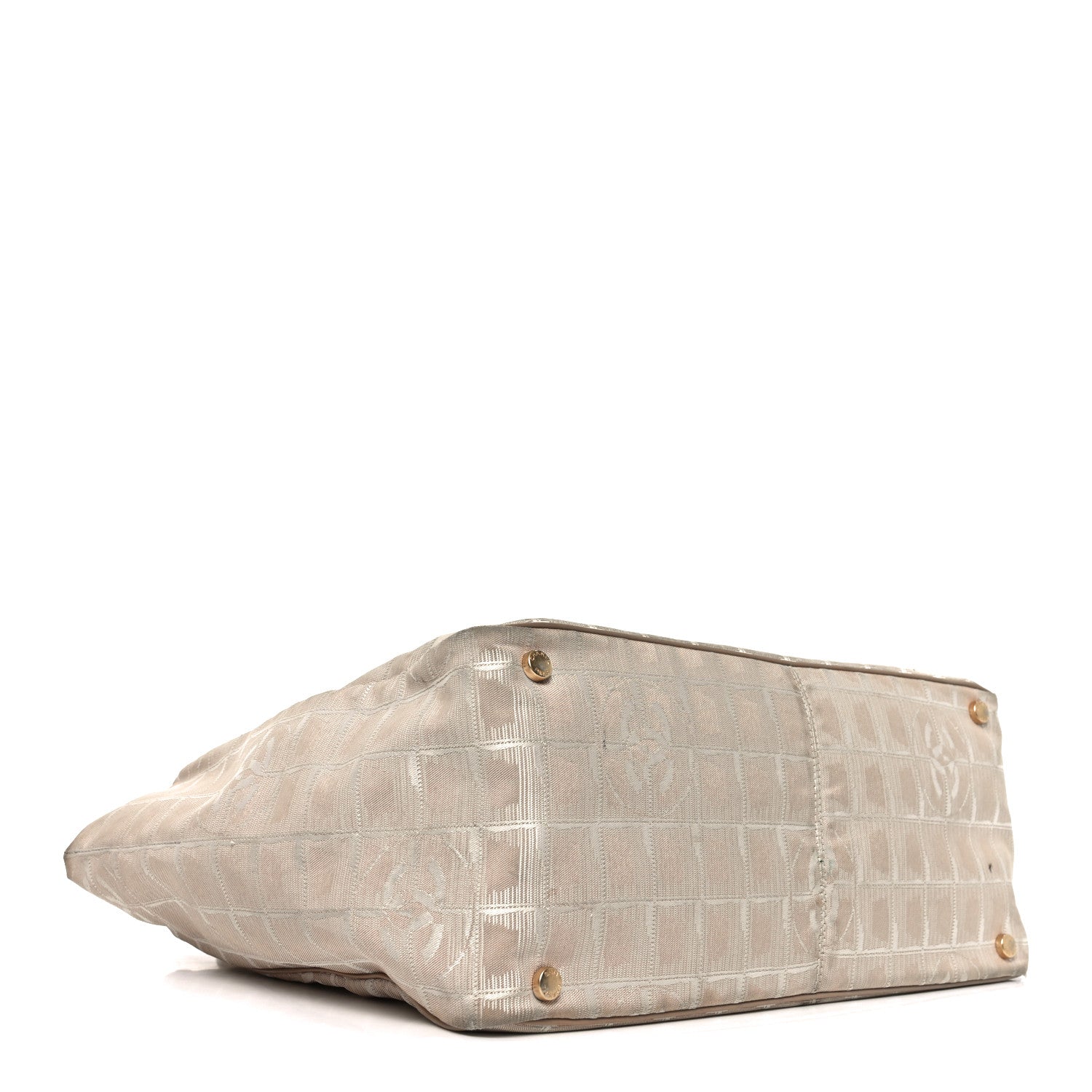 Nylon Medium Travel Tote Beige