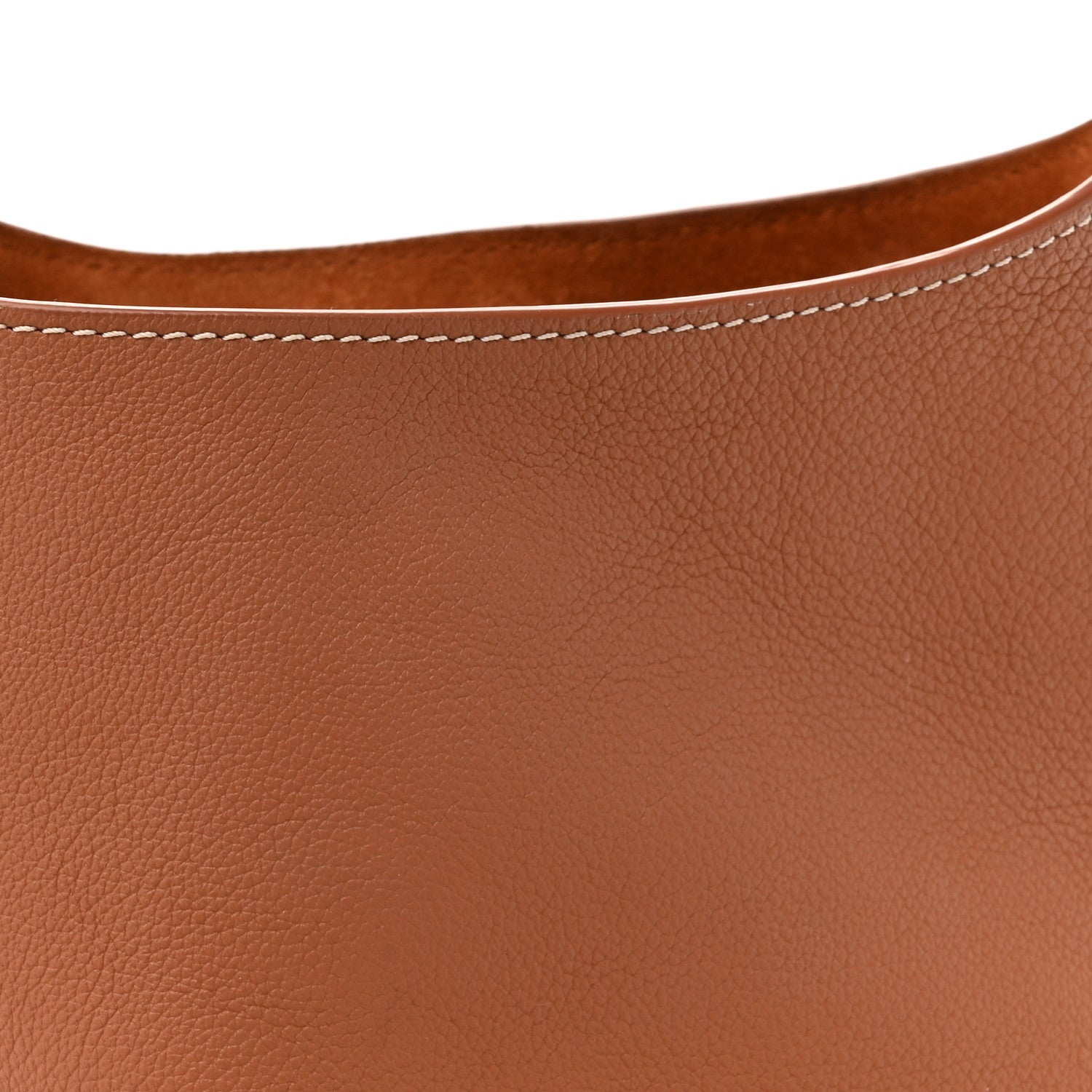 Grained Calfskin Low Key Hobo PM Cognac