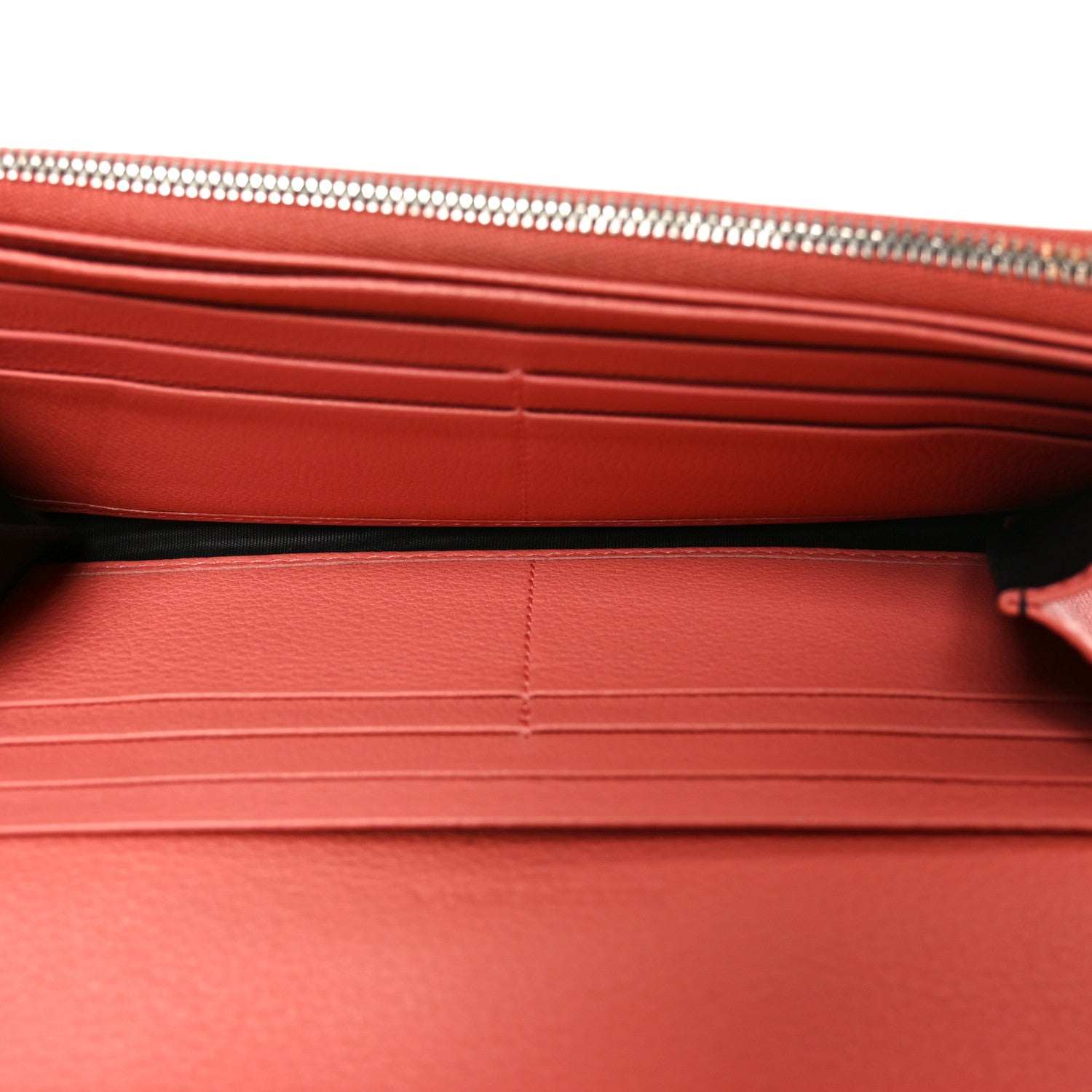 Grained Calfskin Essential Money Wallet Rose Jaipur