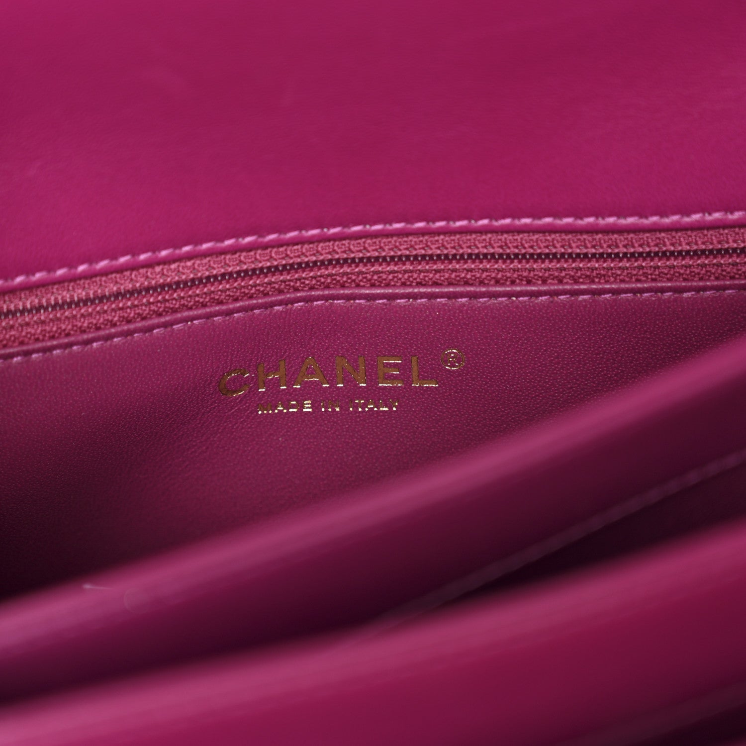 Lambskin Quilted Small Trendy CC Flap Dual Handle Bag Dark Pink