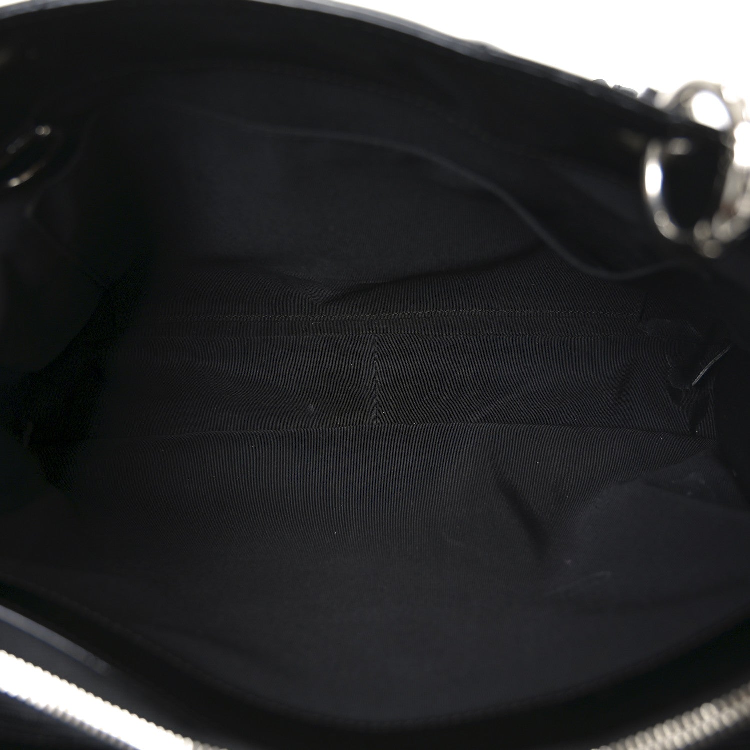 Patent Quilted Grand Shopping Tote GST Black