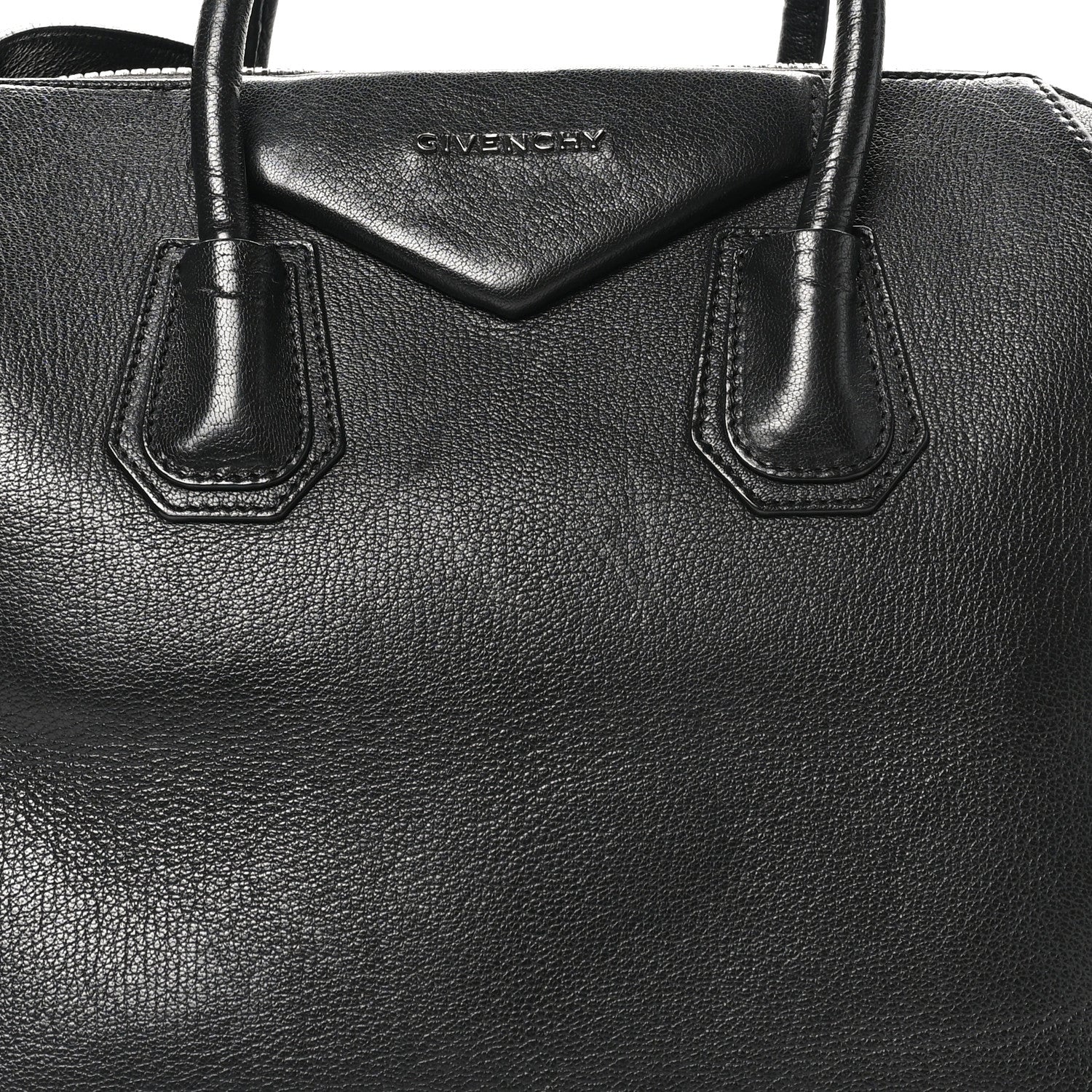 Sugar Goatskin Medium Antigona Black