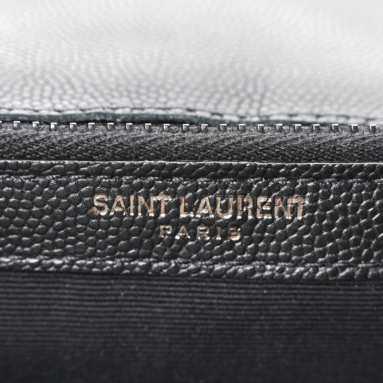 Grain De Poudre Medium West Hollywood Monogram Fold-Over Black