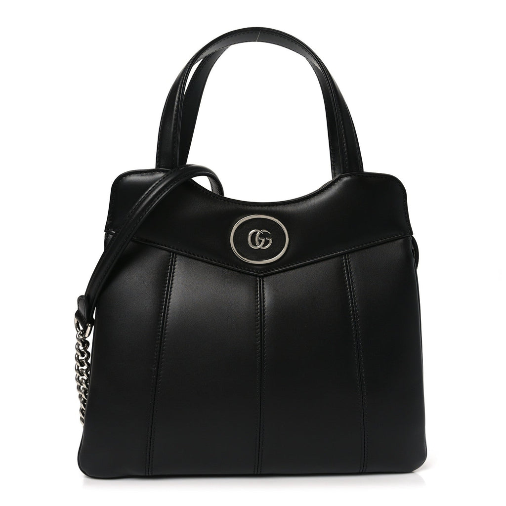Calfskin Petite GG Small Tote Bag Black