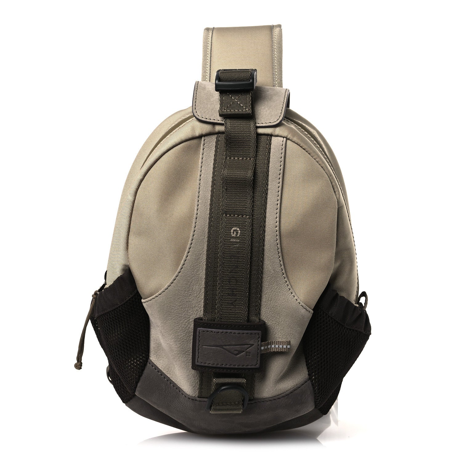 Nylon Nubuck G-Trail Small Sling Bag Taupe Anthracite Sand