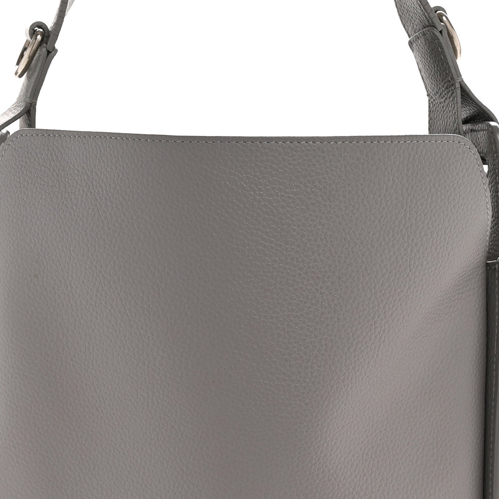 Calfskin Logo Embossed Small Tool 2.0 North-South Tote Balenciaga Grey