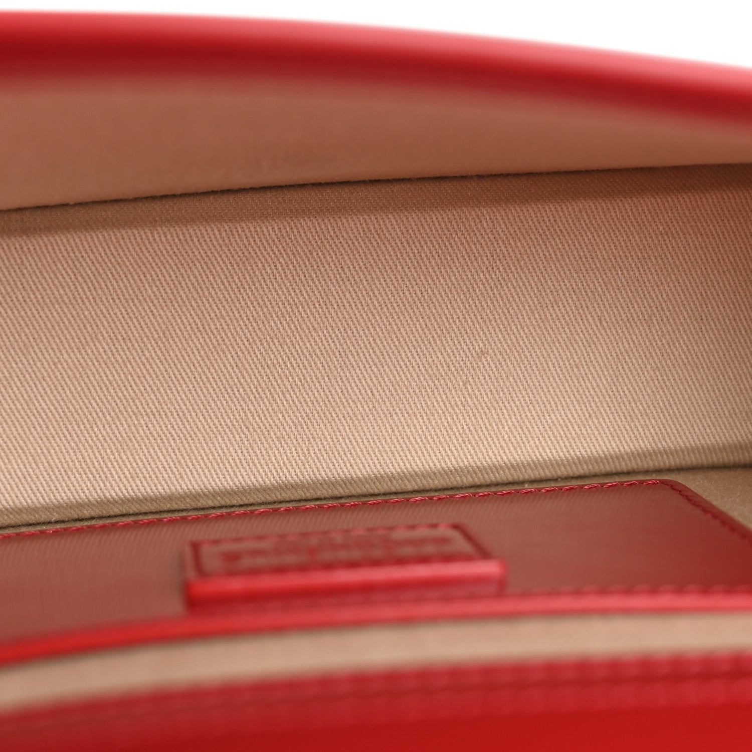 Glazed Calfskin Le Grand Bambino Red