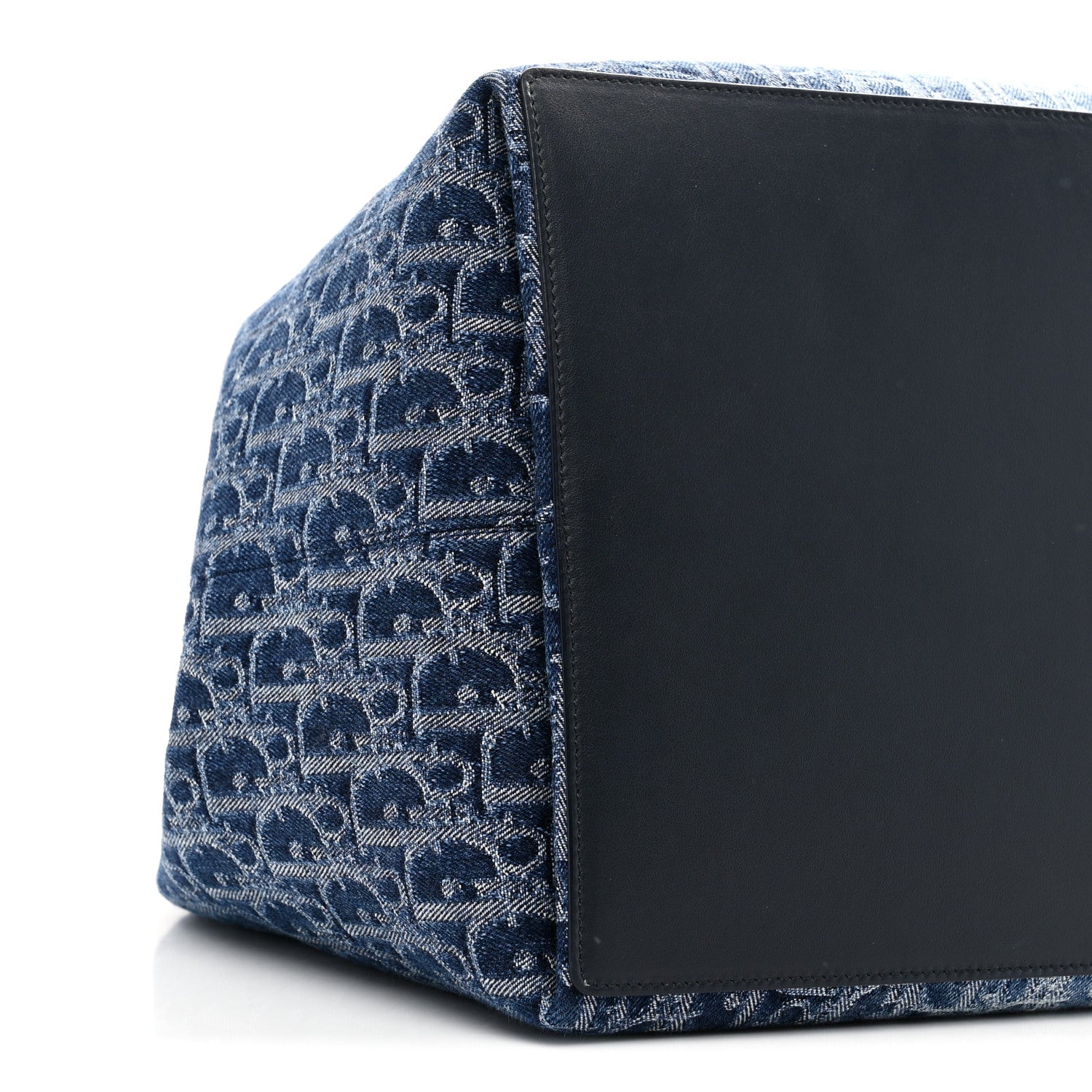 DIOR Denim Jacquard Oblique Large Toujours Blue