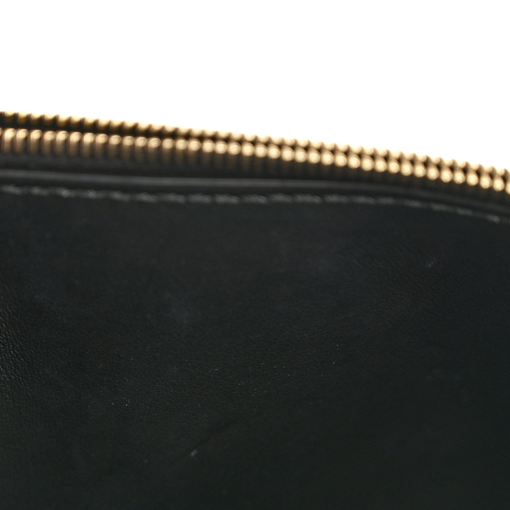 Vitello Cruise F is Fendi Bi-Color FF 1974 Embossed Medium Envelope Wallet On Chain Black Maya