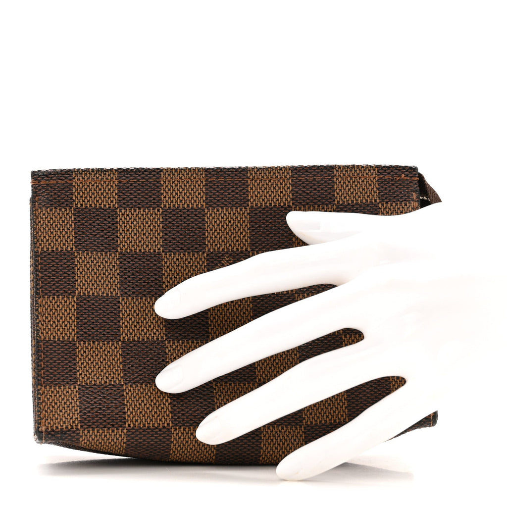 Damier Ebene Toiletry Pouch 15