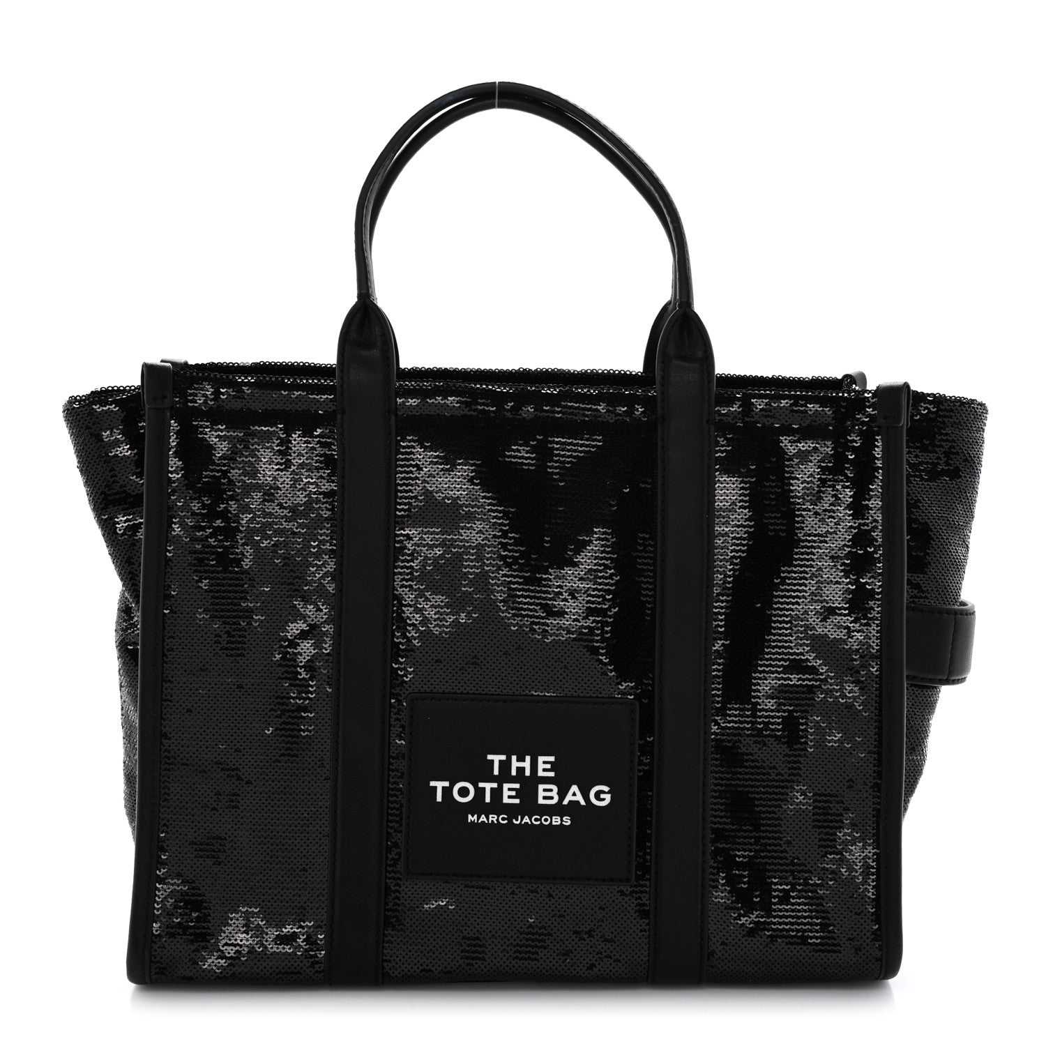 Sequin Medium The Tote Bag Black