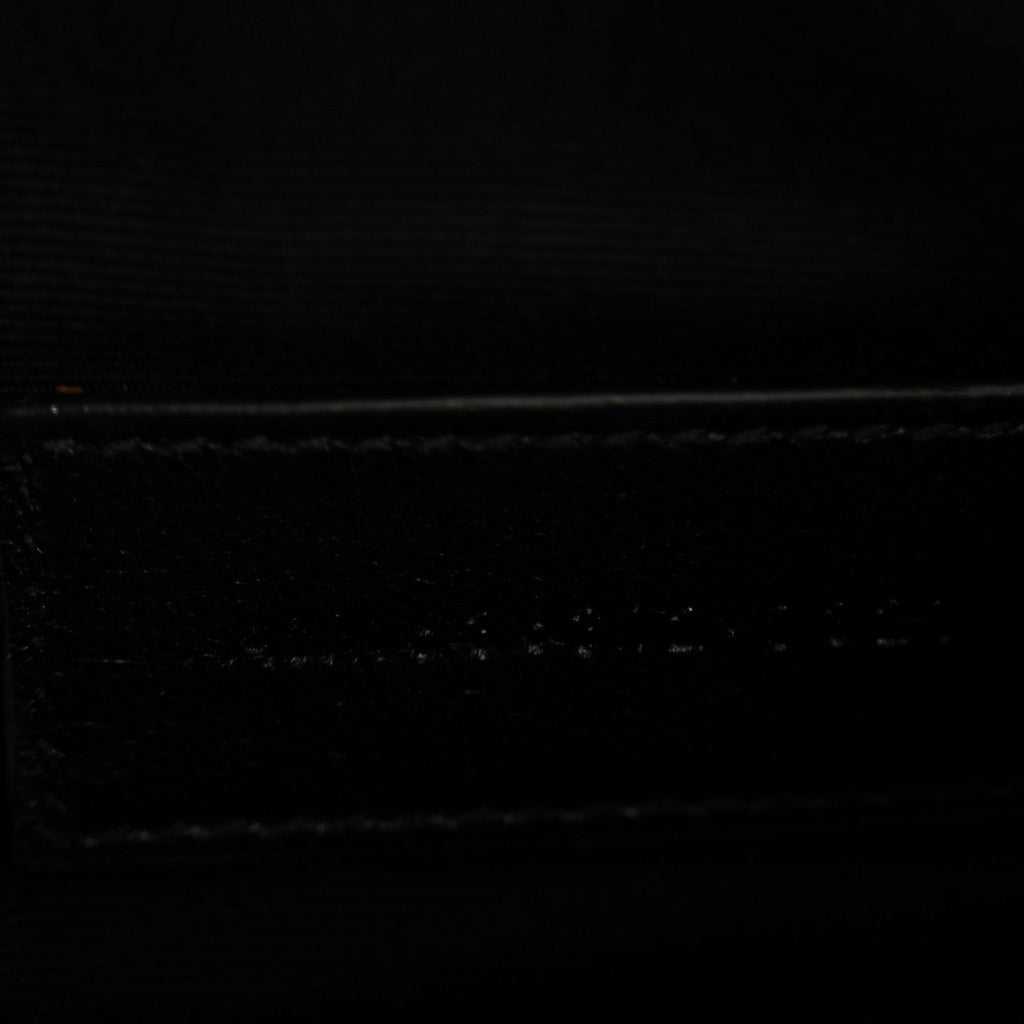 Grain De Poudre Chevron Monogram Bill Pouch Black