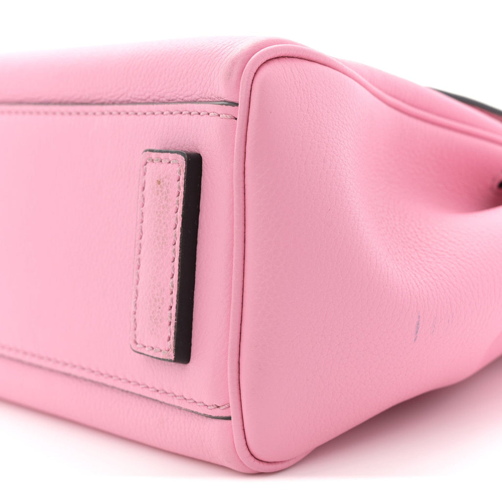 Grained Calfskin Small La Medusa Top Handle Bag Pink