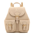 Empreinte Monogram Backup Backpack Cream