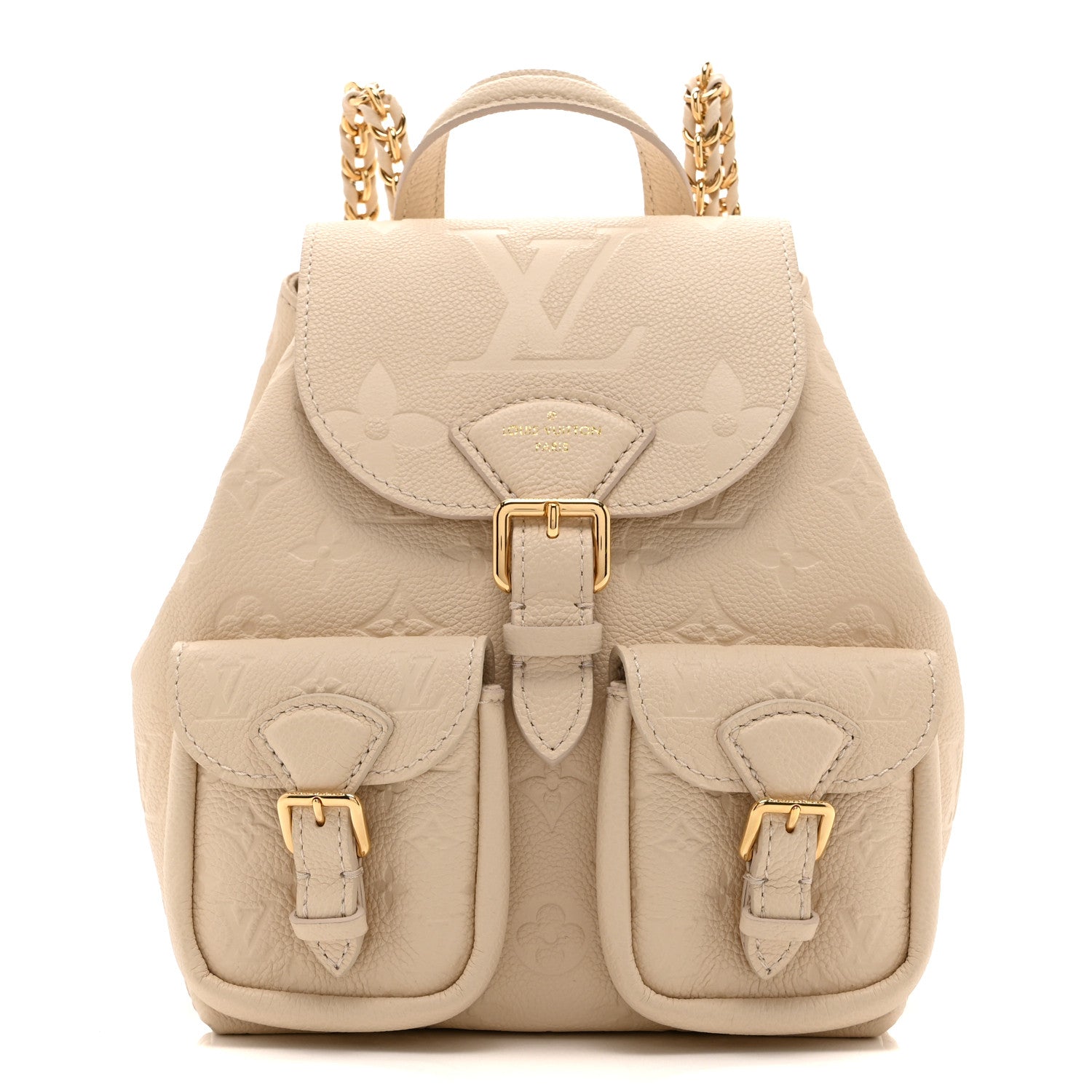 Empreinte Monogram Backup Backpack Cream