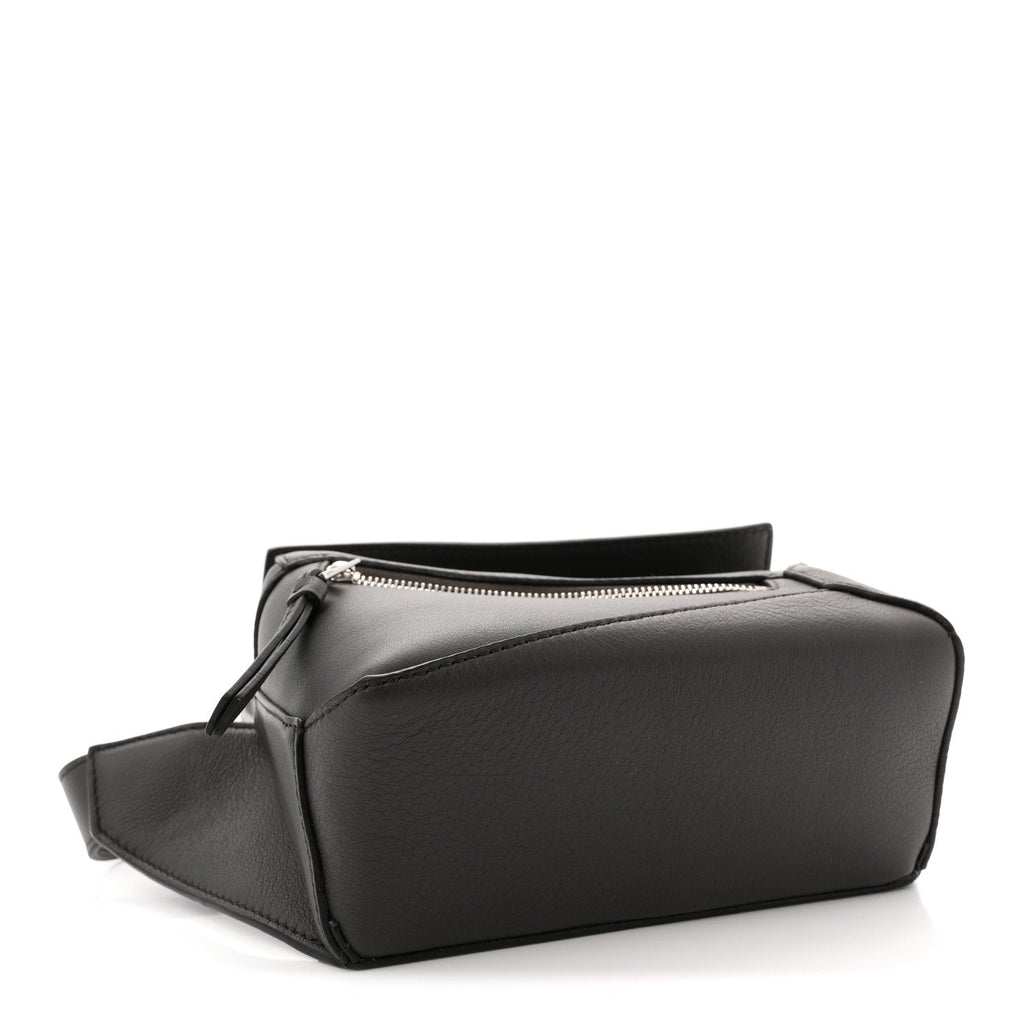 Calfskin Mini Puzzle Bumbag Dark Grey