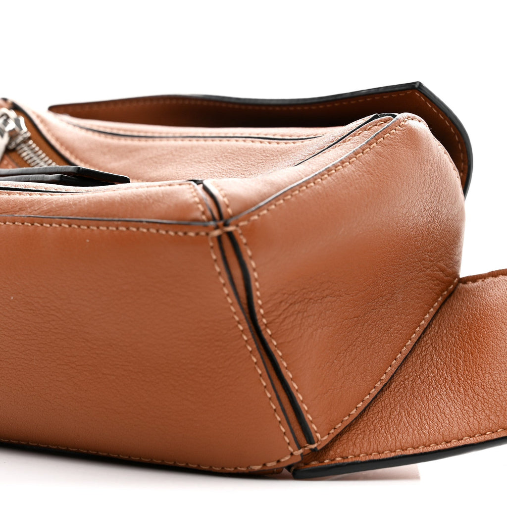 Calfskin Mini Puzzle Bumbag Tan