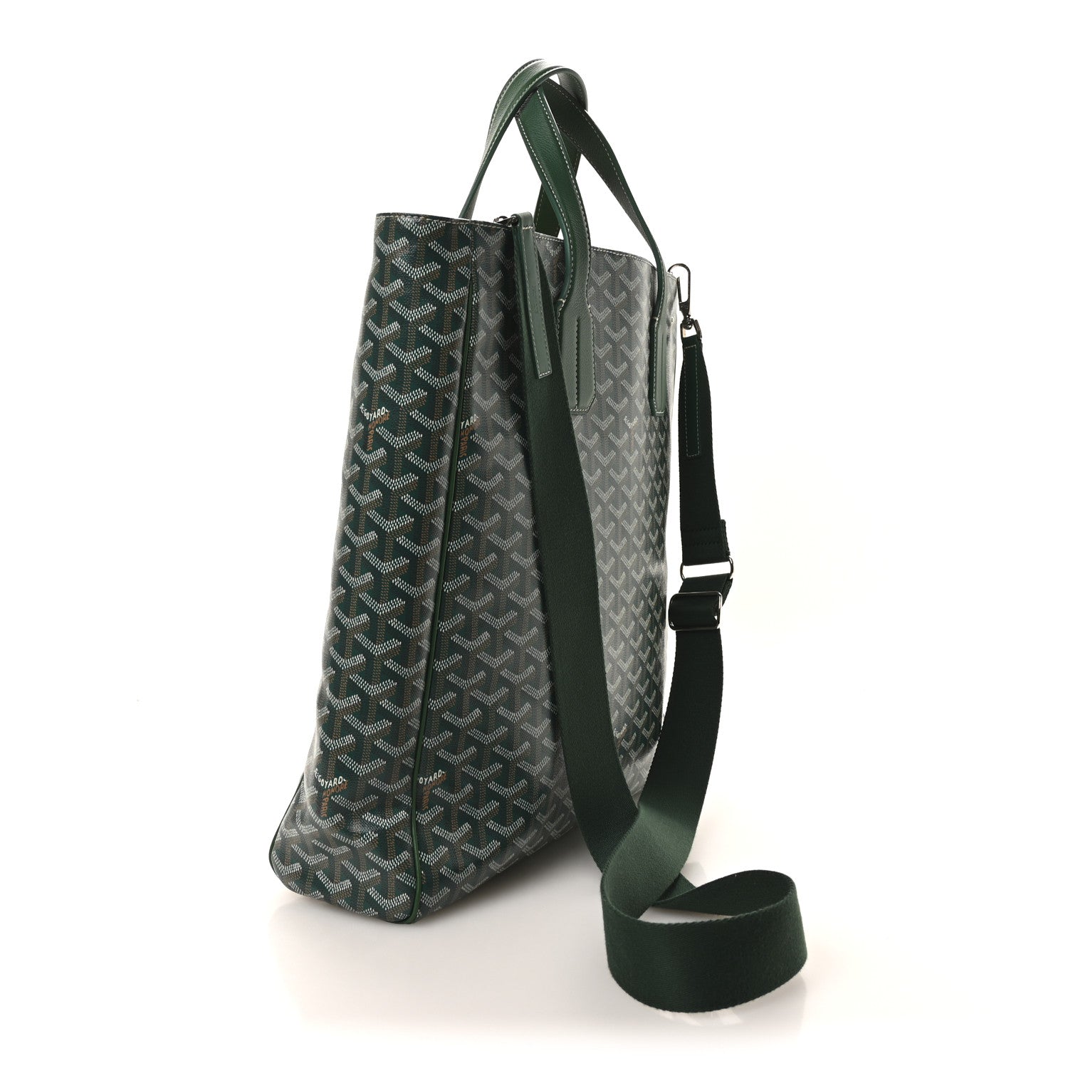 Goyardine Voltaire III Tote Green