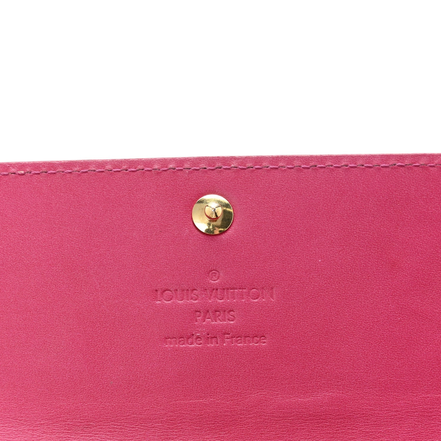 Vernis Ikat Sarah Wallet Rose Velours