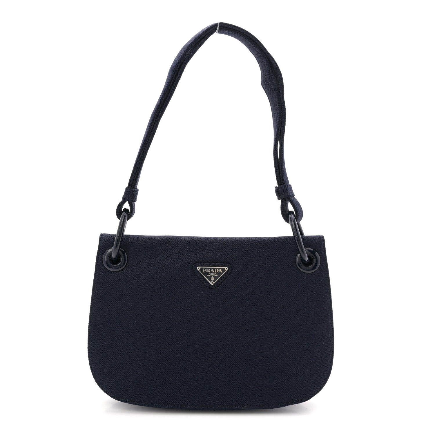 Tessuto Nylon Shoulder Bag Bleu