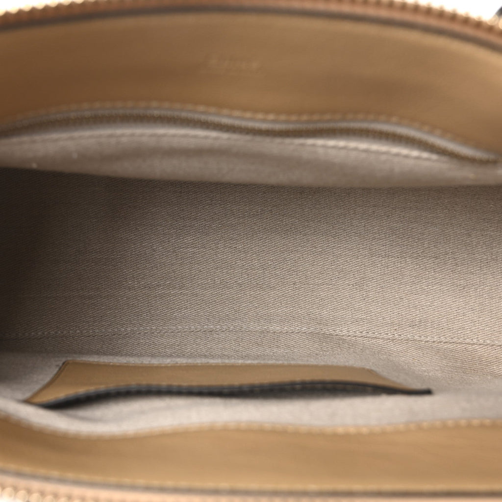 Cotton Calfskin Medium Edith Day Bag Soft Tan