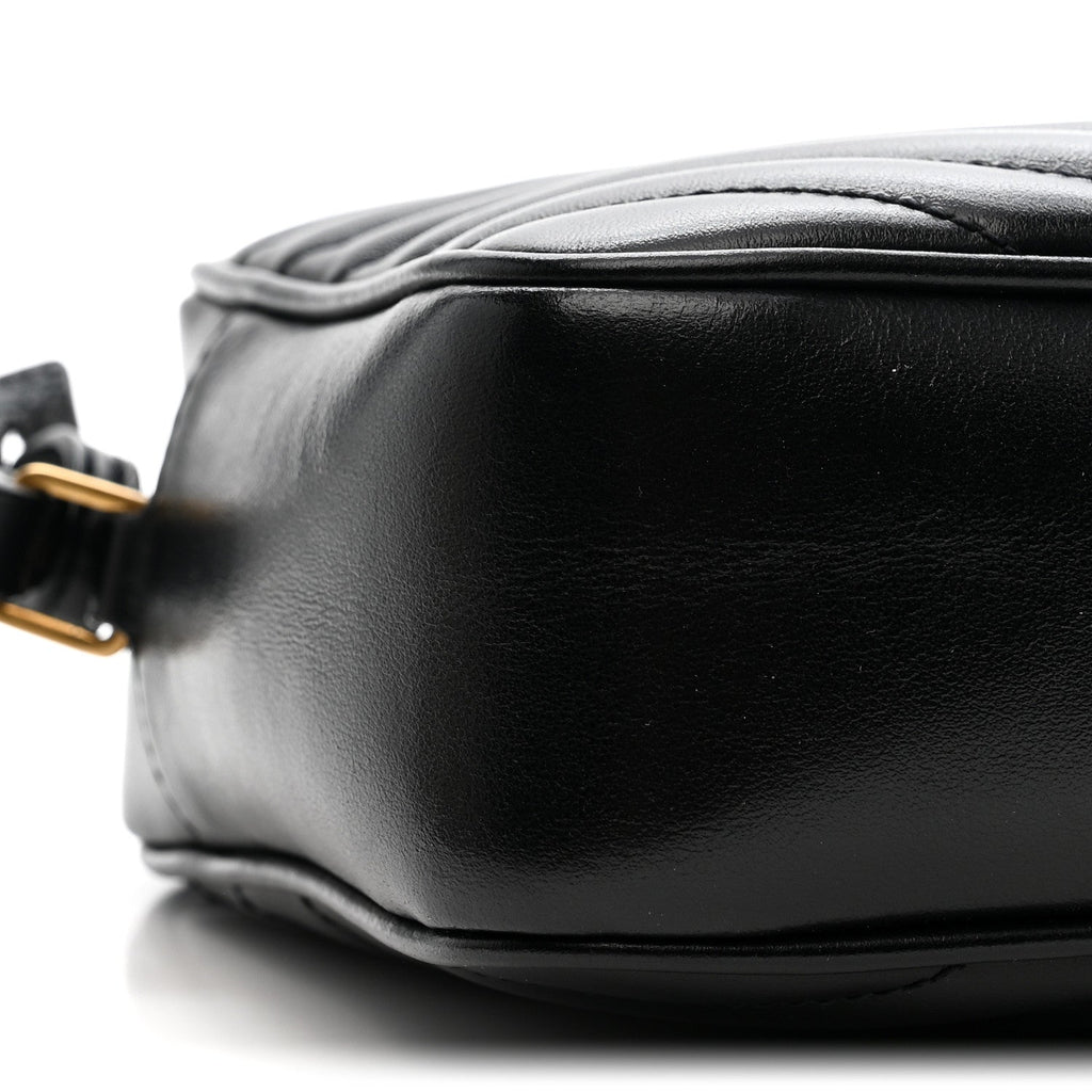 Calfskin Matelasse Monogram Lou Camera Bag Black
