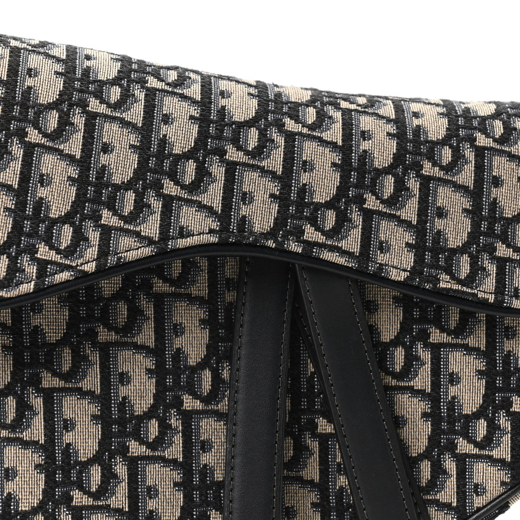 Oblique Saddle Bag Blue