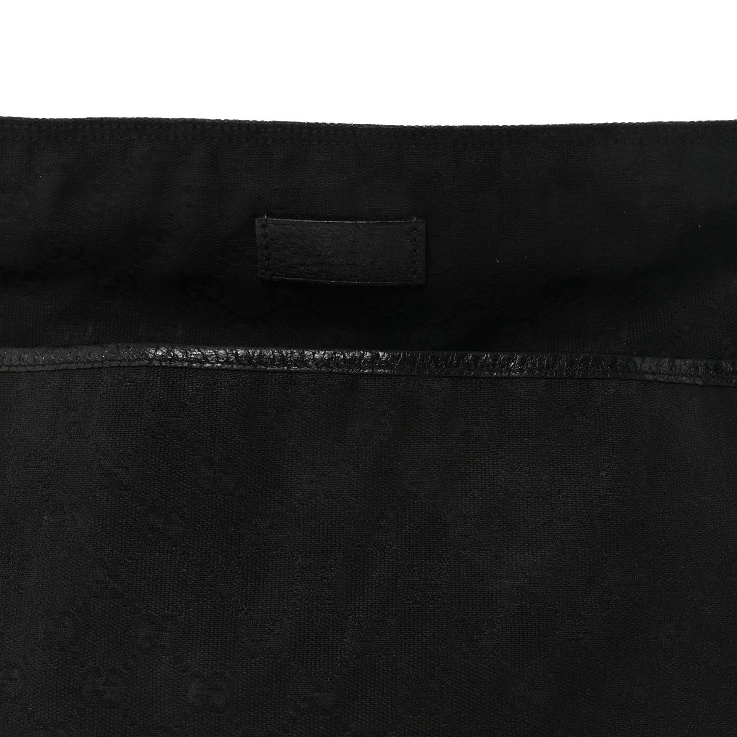 Monogram Web Medium Flat Messenger Bag Black