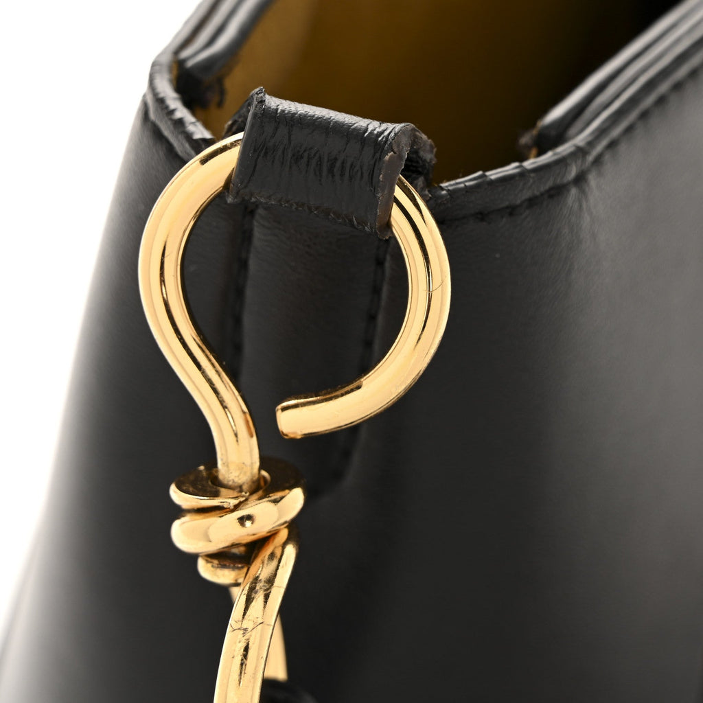 Eco Alter Nappa Perforated Logo Mini Crossbody Black