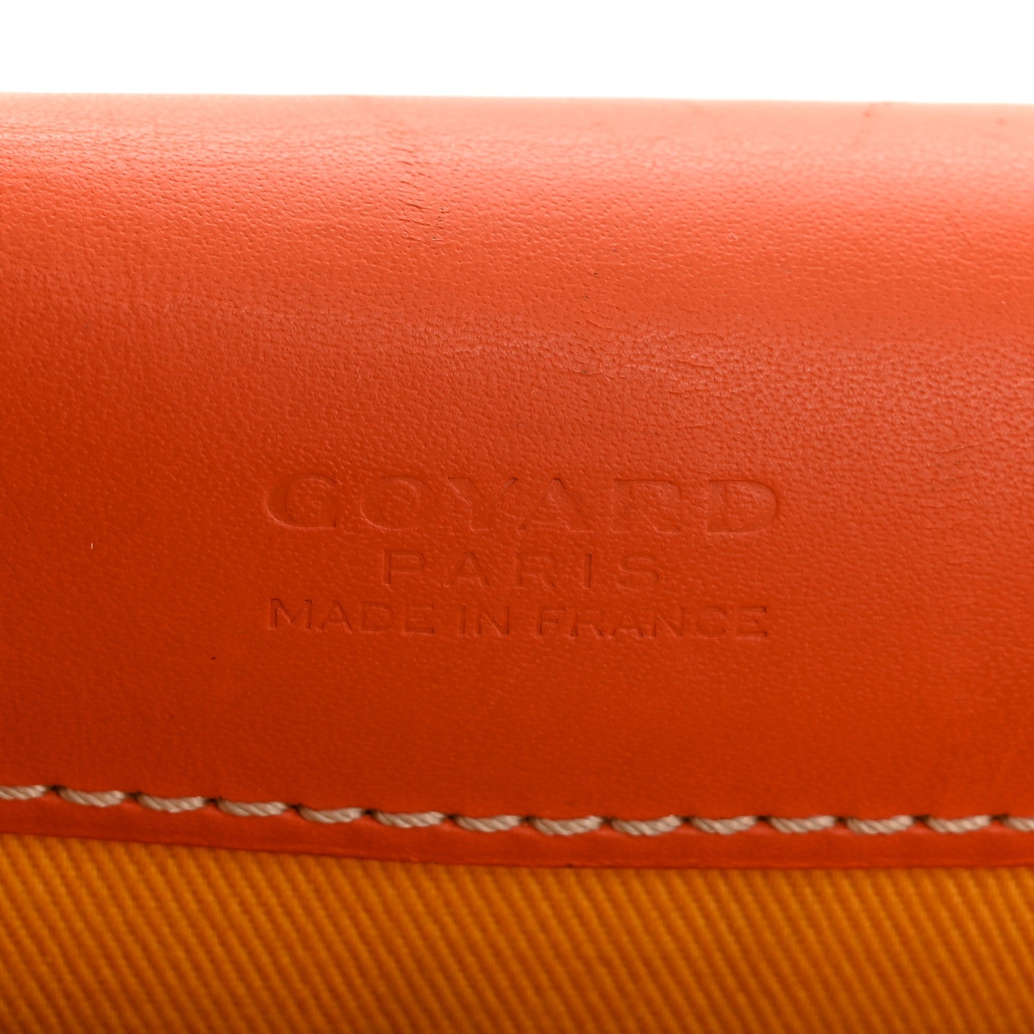 Goyardine Belvedere II PM Messenger Bag Orange