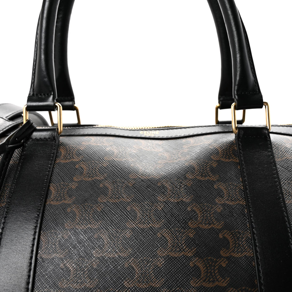 Triomphe Canvas Medium Voyage Duffle Black
