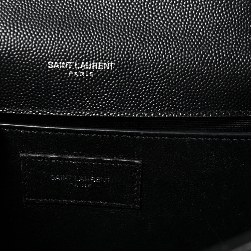 Grain De Poudre Small Classic Monogram Kate Tassel Satchel Black