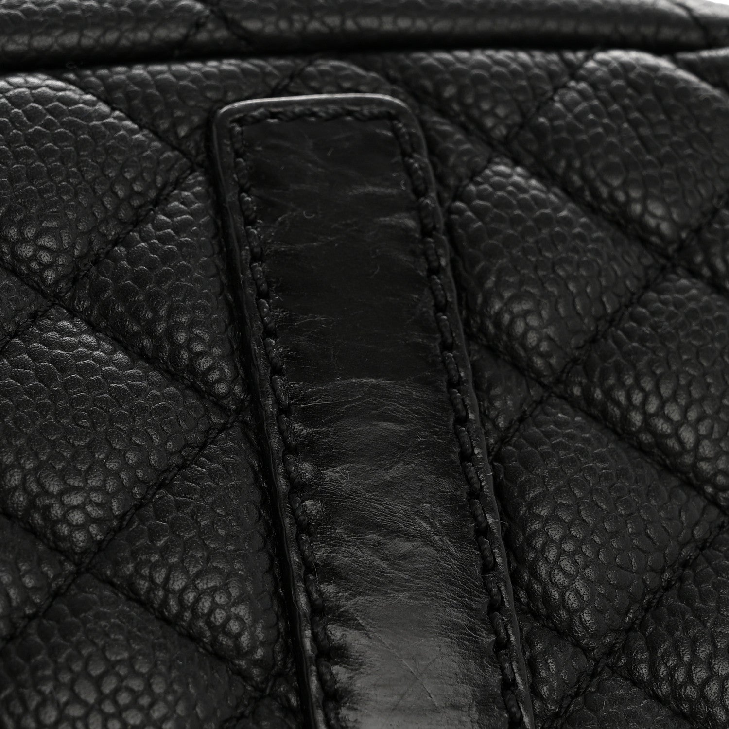 Caviar Quilted Coco Casual Flap Black