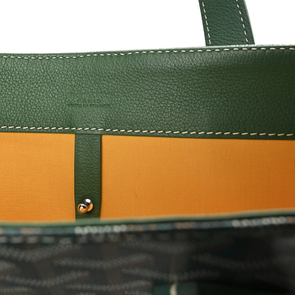 Goyardine Voltaire III Tote Green