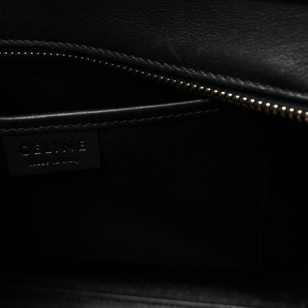 Smooth Calfskin Nano Luggage Black