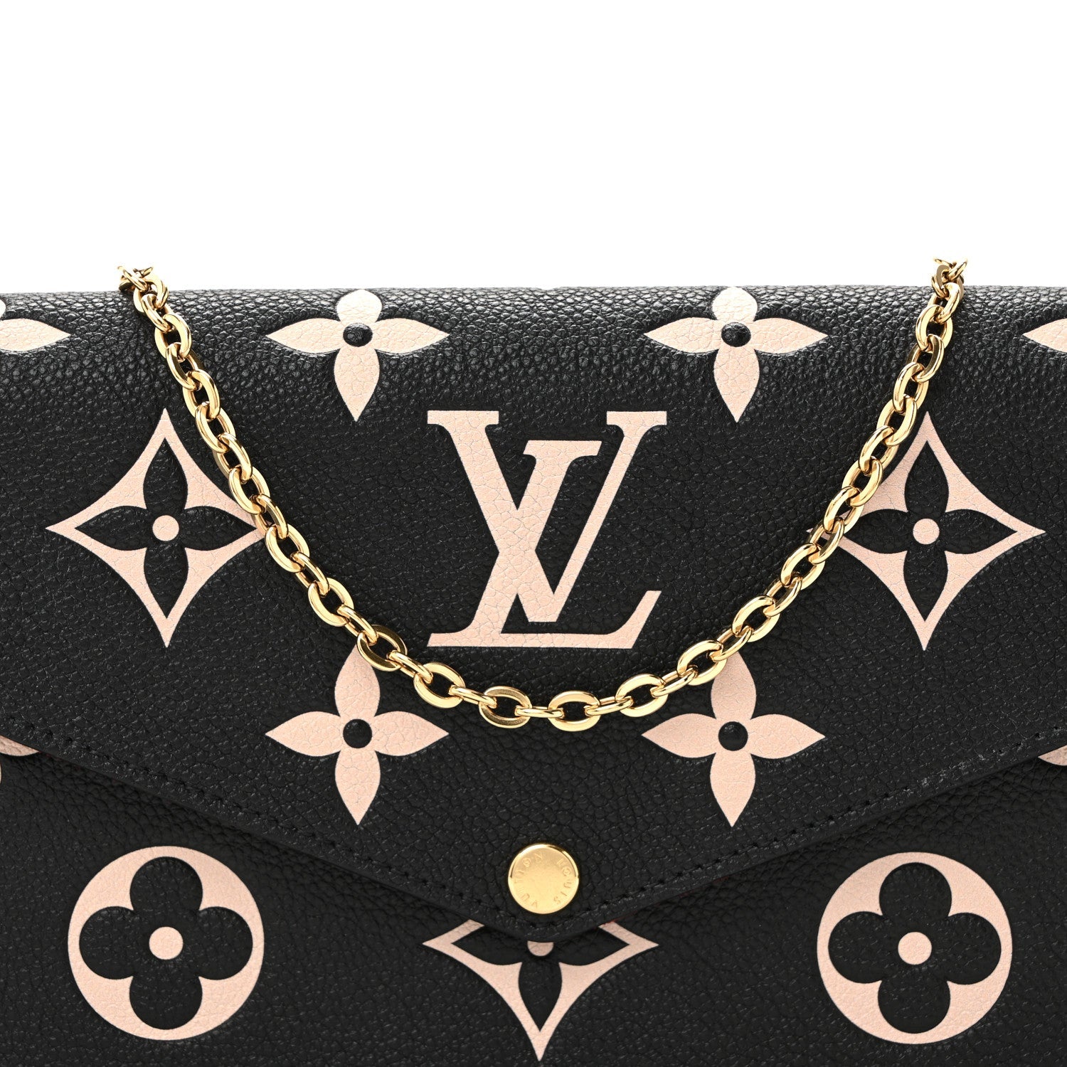 Empreinte Monogram Giant Felicie Pochette Black Beige