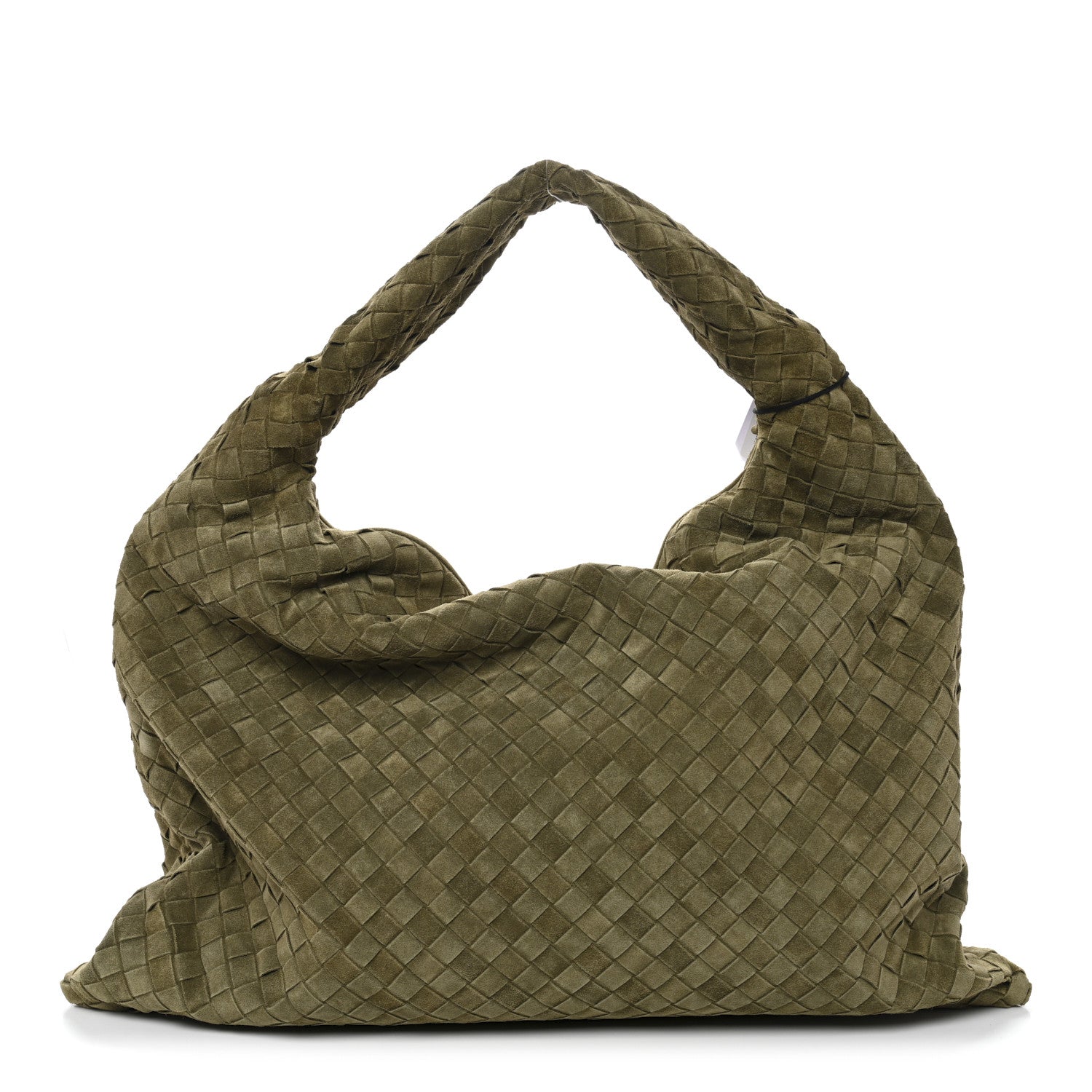 Suede Intrecciato Large Hop Mud