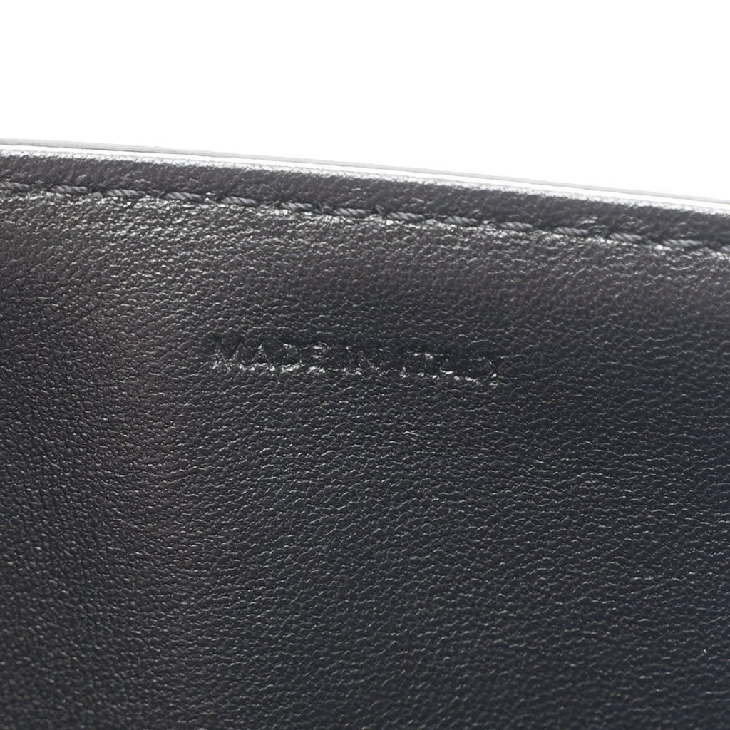 Shiny Calfskin Medium Triomphe Black