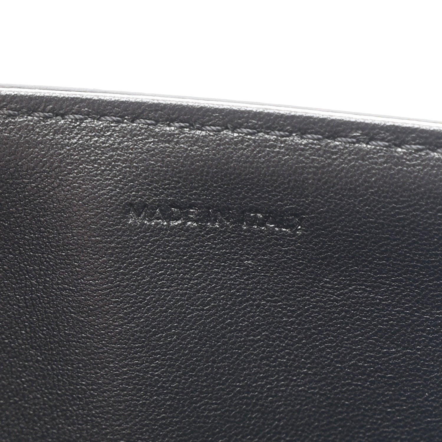 Shiny Calfskin Medium Triomphe Black