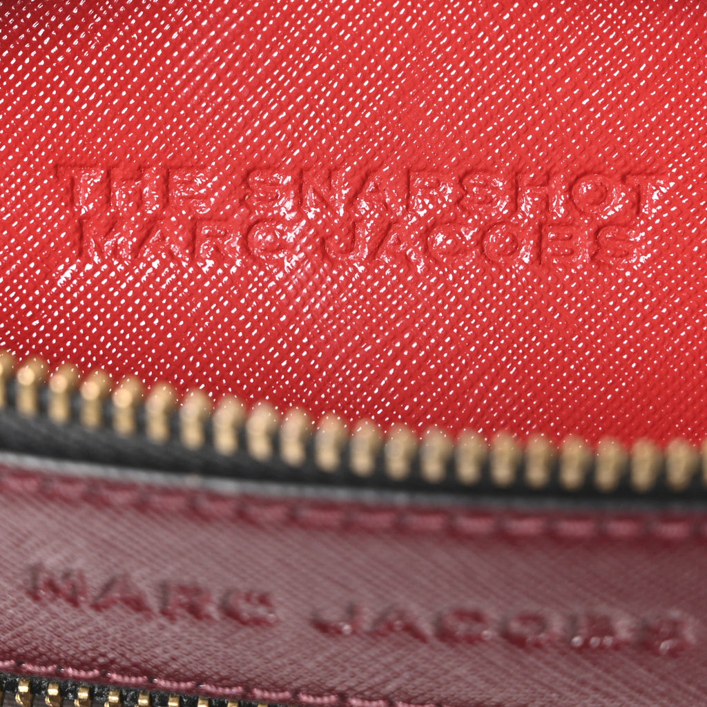 Saffiano Small Snapshot Camera Bag Red Multicolor
