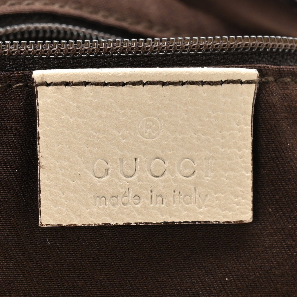 Monogram Medium Abbey Shoulder Bag Off White