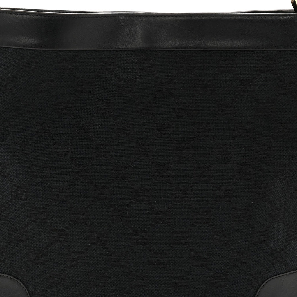 GG Monogram Shoulder Bag Black