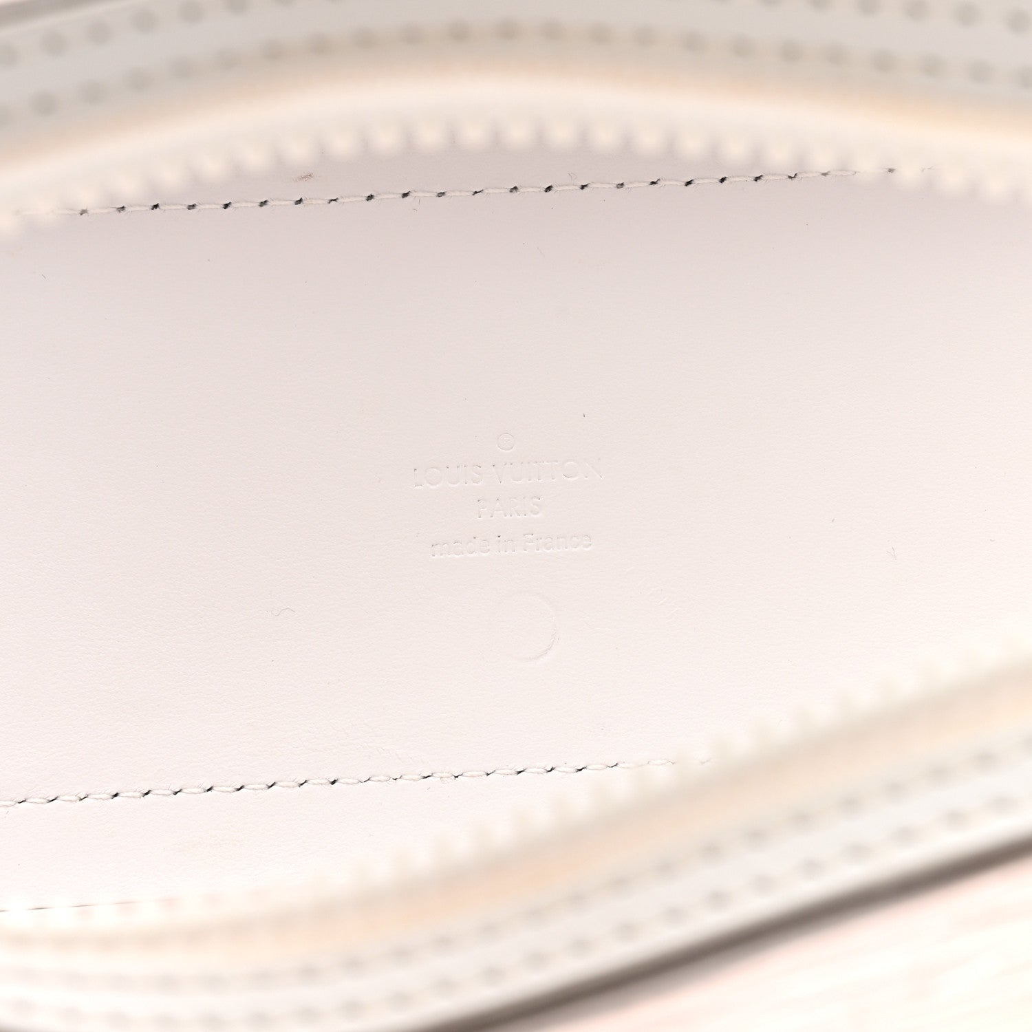 Calfskin PVC Epi Plage Soft Trunk Optic White