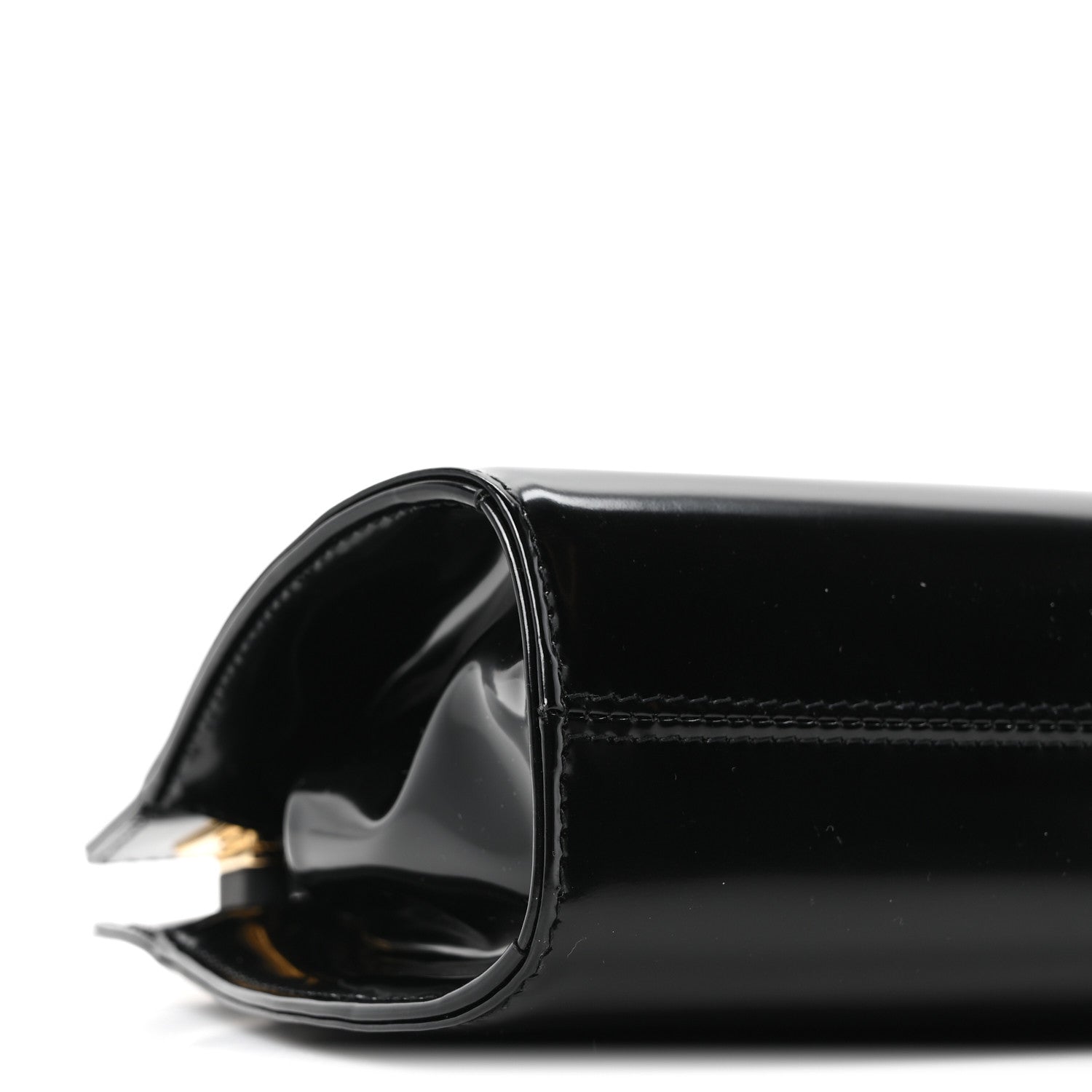 Brushed Calfskin Mini Wanda Top Handle Bag Black