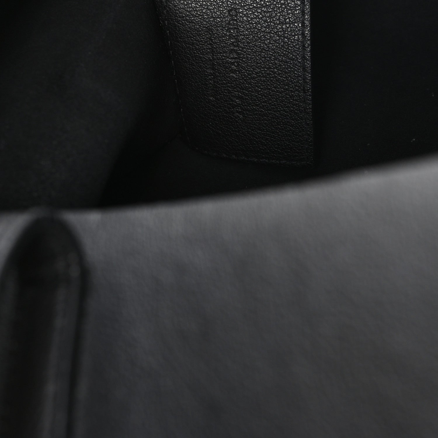 Calfskin Large Shopping Tote Black