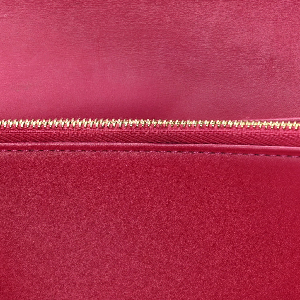 Vernis Ikat Sarah Wallet Rose Velours