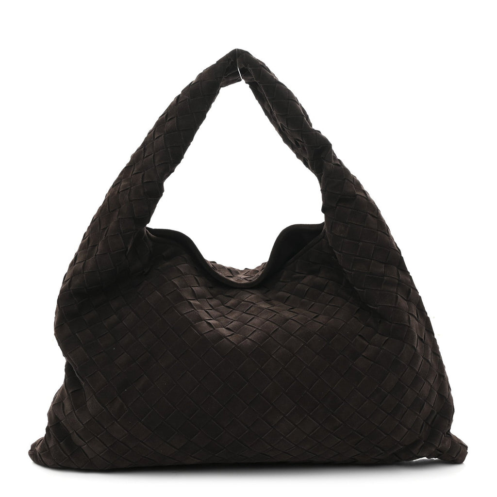 Suede Intrecciato Small Hop Fondant