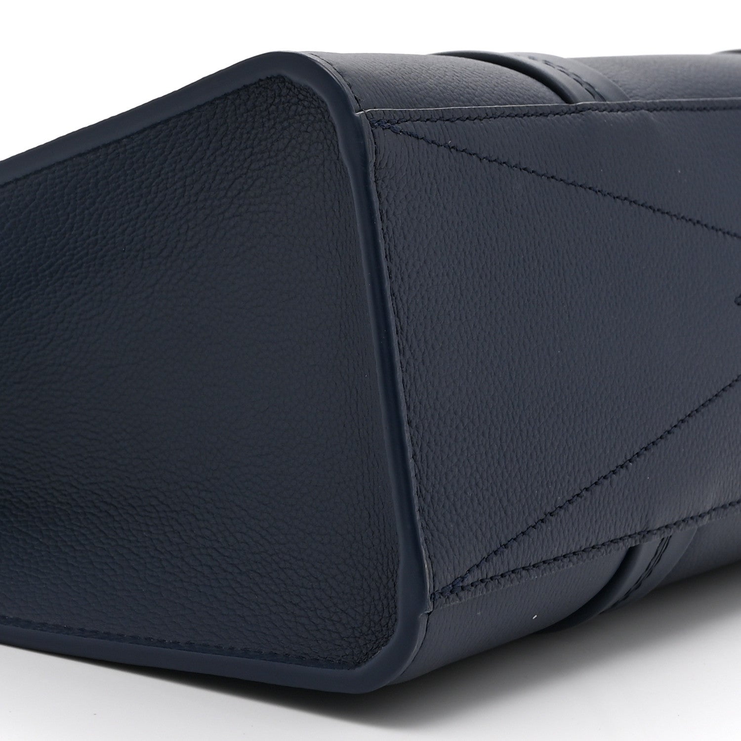 Grained Calfskin LV Aerogram Tote Navy